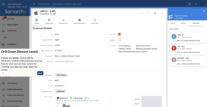 Record-Level Drill Down with Related Entities/Attributes Screenshot